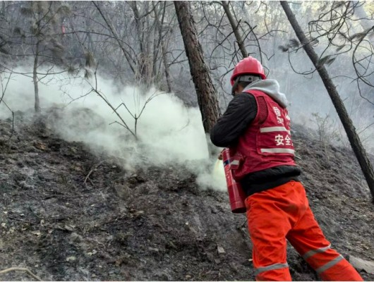 米呷、麻德项目部高效处置突发火情